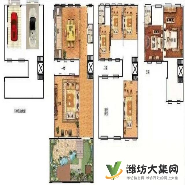 鳶都湖畔高檔別墅信圓居，挑空大堂，帶花園帶觀景露臺