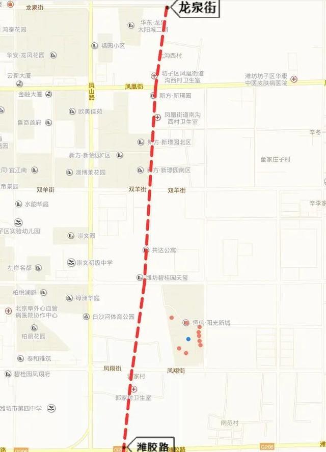 濰坊市區多地修路，車倆出行需提前做好繞行準備