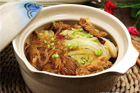 白菜燉粉條做法