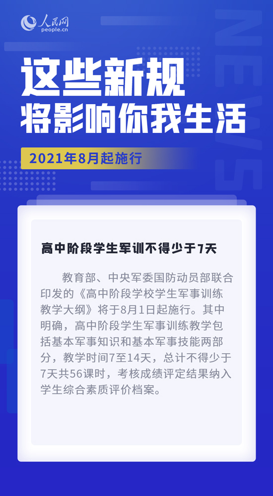 8月，這些新規將影響你我生活