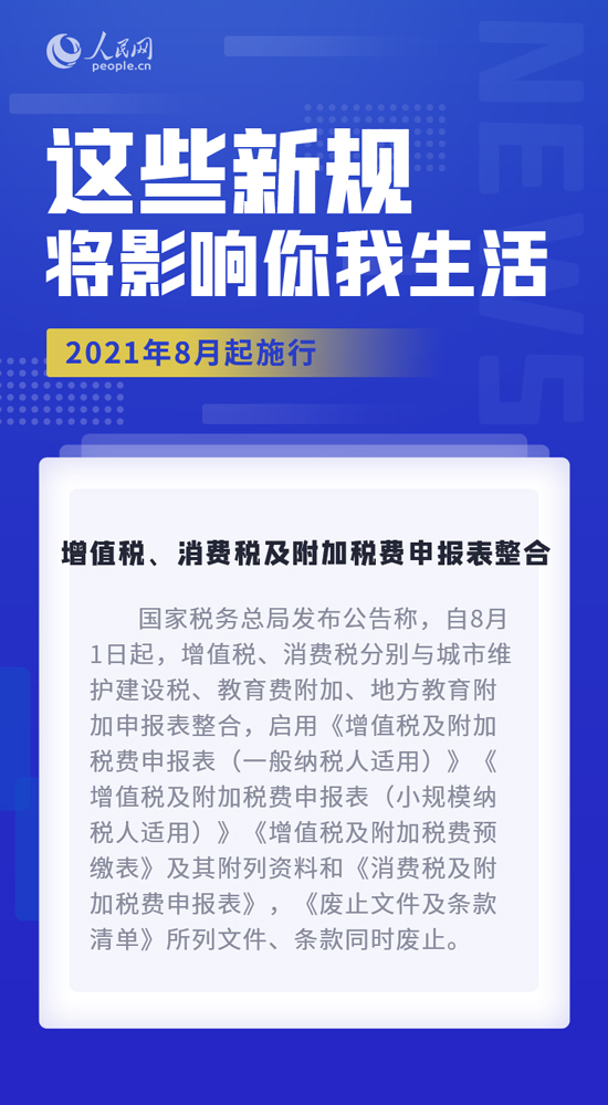 8月，這些新規將影響你我生活