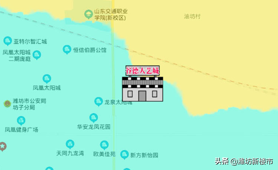 濰坊城區商業地圖發布,未來商業格局即將巨變